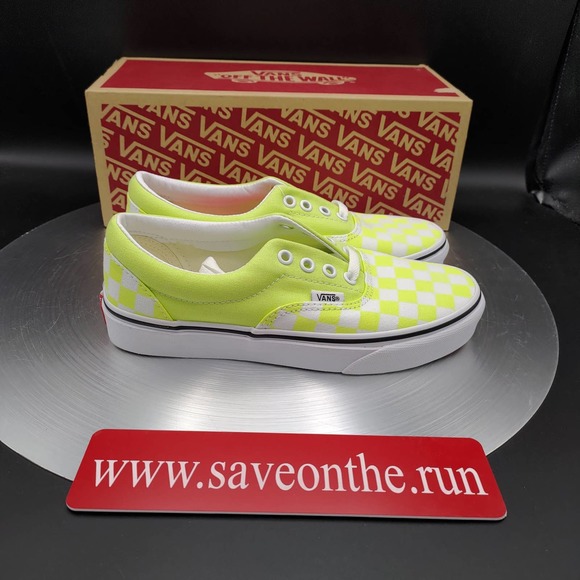 VANS ERA CHECKERBOARD "SHARP GREEN" 6.5 - Picture 6 of 12